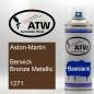 Preview: Aston-Martin, Berwick Bronze Metallic, 1271: 400ml Sprühdose, von ATW Autoteile West.